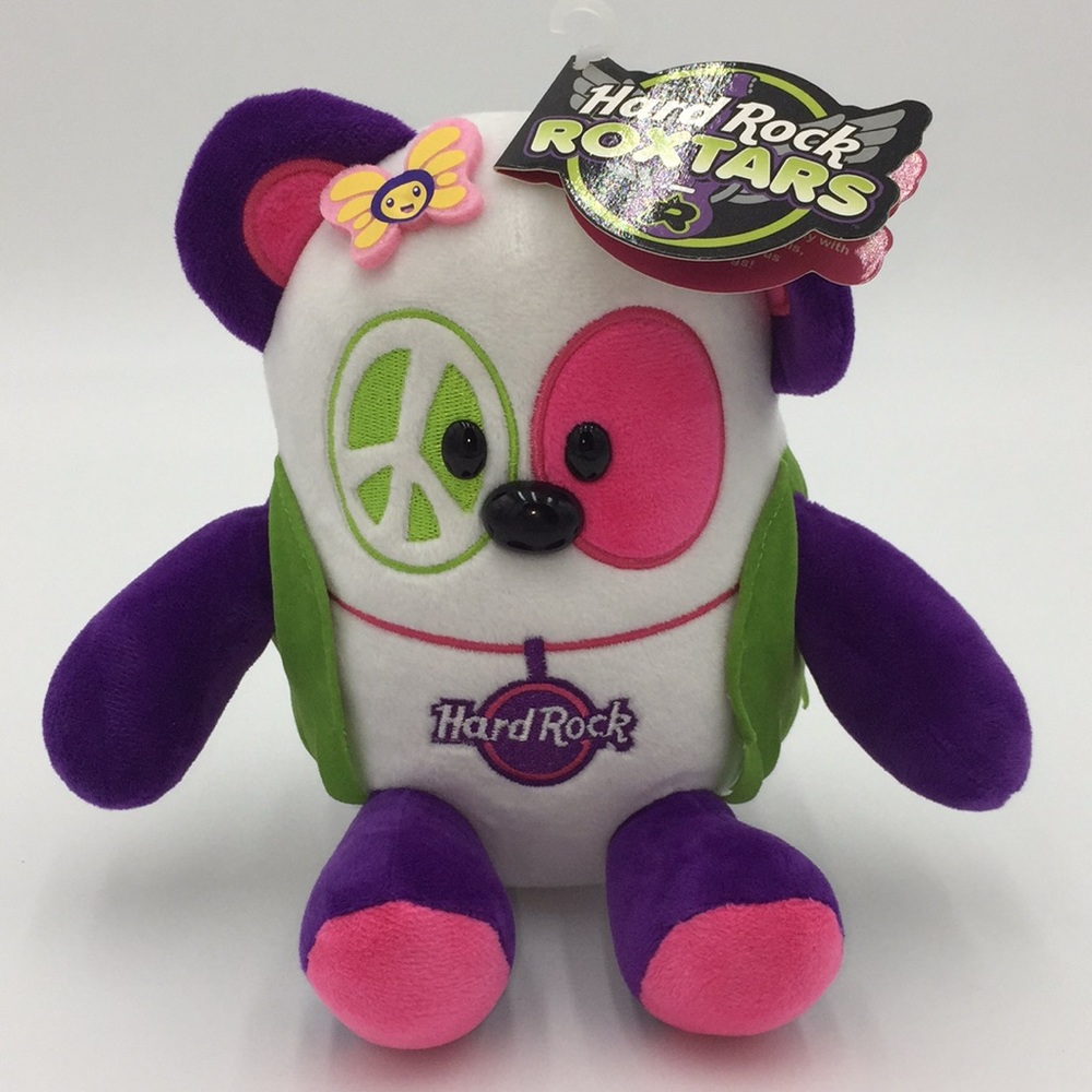 Hard Rock Roxstars Razzi Keyboards Plush Stuffed Toy 6 Inch